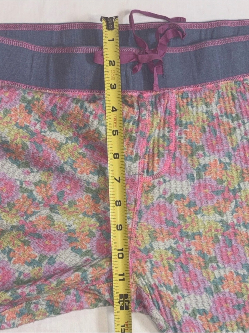 NATURAL LIFE NWOT Floral Jogger Pajama Pants Size XL Lounge Sleepwear Drawstring - Picture 9 of 11